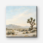 Joshua Tree Desert Canvas Art - Square – Stretched Canvas Only on white background