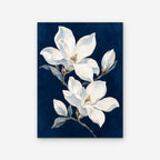 Magnolia Pair Canvas Art - Vertical – Stretched Canvas Only on white background