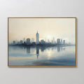 Skyline Whisper at First Light – blue landscape canvas wall art print by Aspire Prints