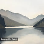 Whispering Reflections – neutral-toned landscape canvas wall art print by Aspire Prints
