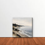 Misty Pine Coast Canvas Art - Square – Stretched Canvas Only in room setting