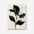 Monochrome Lily Canvas Art - Vertical – Stretched Canvas Only on white background