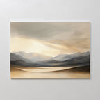 Whispers of the Highlands – earthy brown landscape canvas wall art print by Aspire Prints