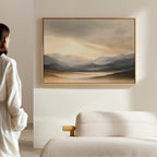 Whispers of the Highlands – earthy brown landscape canvas wall art print by Aspire Prints