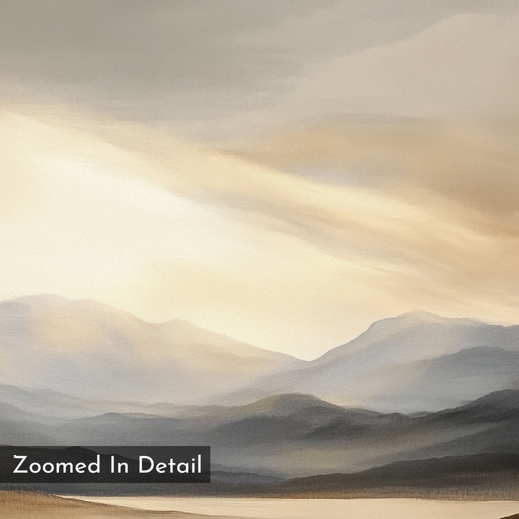 Whispers of the Highlands – earthy brown landscape canvas wall art print by Aspire Prints