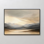 Whispers of the Highlands – earthy brown landscape canvas wall art print by Aspire Prints