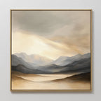 Whispers of the Highlands – earthy brown landscape canvas wall art print by Aspire Prints