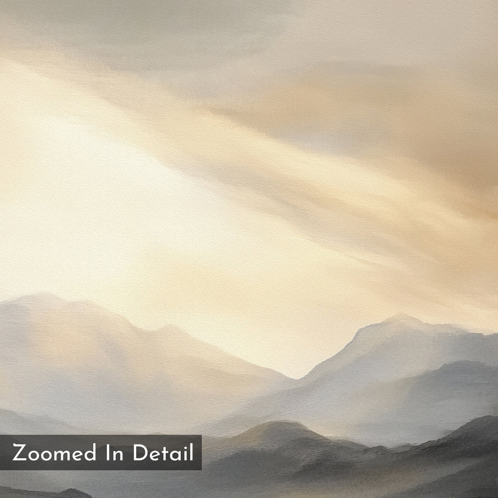 Whispers of the Highlands – earthy brown landscape canvas wall art print by Aspire Prints