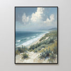 Whispers of the Tide Canvas Print – blue vintage canvas wall art print by Aspire Prints