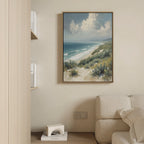 Whispers of the Tide Canvas Print – blue vintage canvas wall art print by Aspire Prints