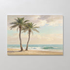 Whispers of the Tideline – multicolour vintage canvas wall art print by Aspire Prints