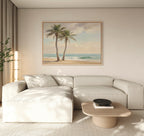 Whispers of the Tideline – multicolour vintage canvas wall art print by Aspire Prints