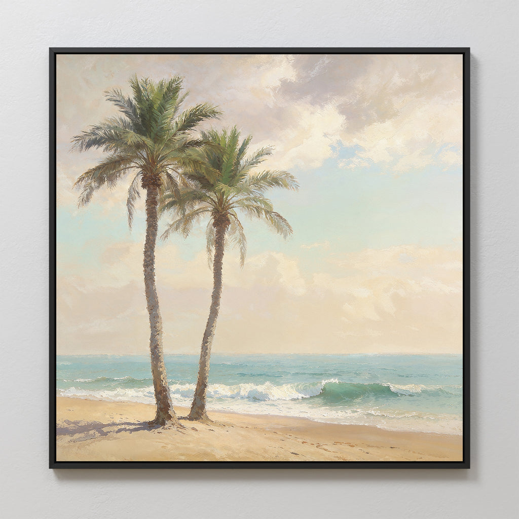 Whispers of the Tideline Canvas Print – multicolour vintage canvas wall art print by Aspire Prints