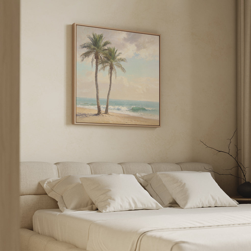 Whispers of the Tideline Canvas Print – multicolour vintage canvas wall art print by Aspire Prints