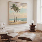 Whispers of the Tideline Canvas Print – multicolour vintage canvas wall art print by Aspire Prints