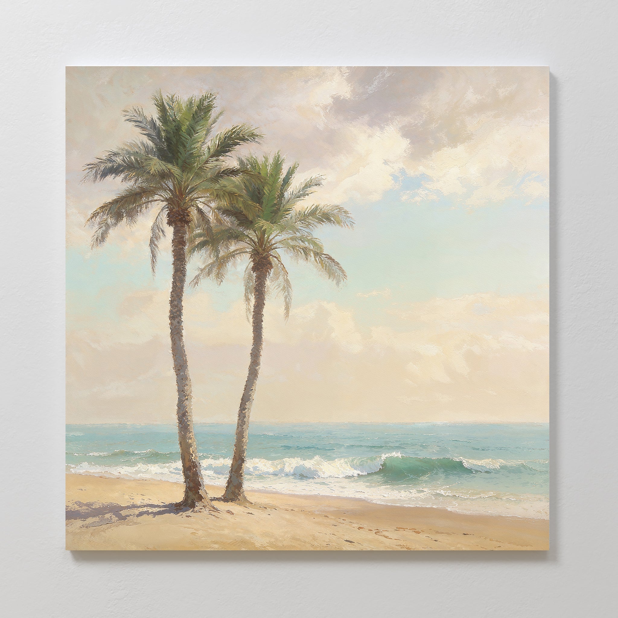 Whispers of the Tideline Canvas Print – multicolour vintage canvas wall art print by Aspire Prints