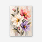 Pastel Bouquet Canvas Art - Vertical – Stretched Canvas Only on white background