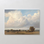 Where the Meadows Breathe Canvas Print – green cloud canvas wall art print by Aspire Prints