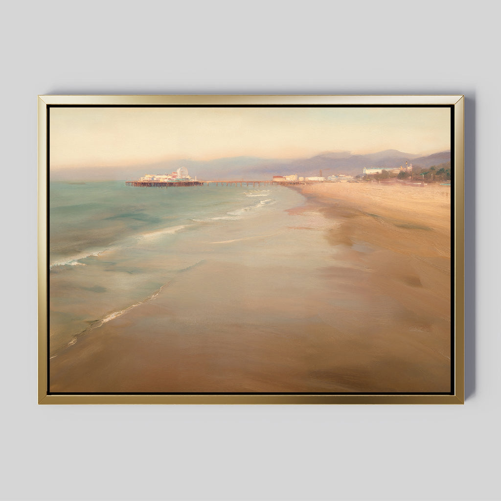 Whispers of the Tide – blue vintage canvas wall art print by Aspire Prints