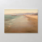 Whispers of the Tide – blue vintage canvas wall art print by Aspire Prints