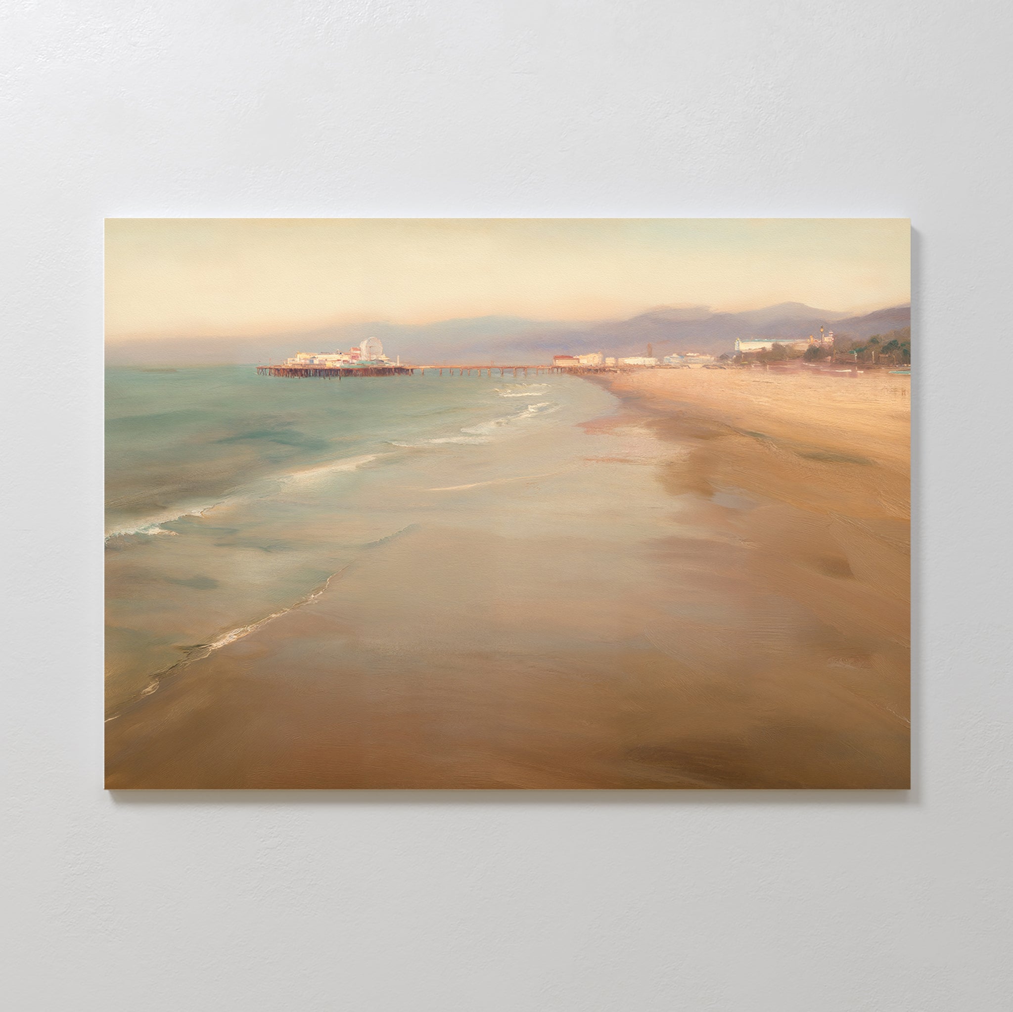 Whispers of the Tide – blue vintage canvas wall art print by Aspire Prints