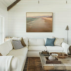 Whispers of the Tide – blue vintage canvas wall art print by Aspire Prints