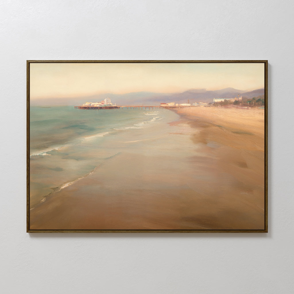 Whispers of the Tide – blue vintage canvas wall art print by Aspire Prints