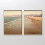 Whispers of the Tide – Set of 2 Canvas Prints set of 2 – blue vintage canvas wall art by Aspire Prints