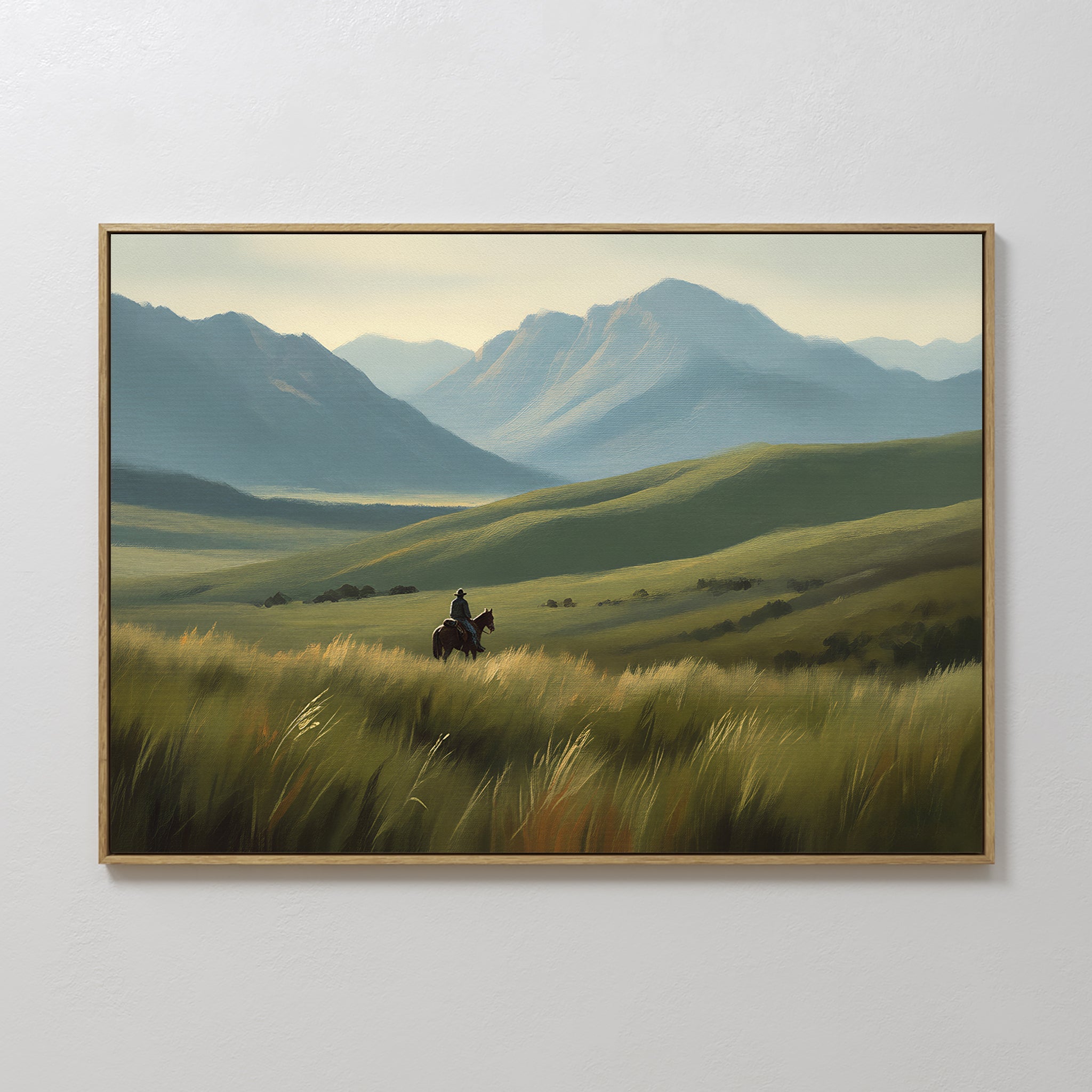 Prairie Wanderer Canvas Art - Horizontal