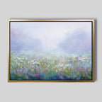 Whispers in Lavender Canvas Print – green botanical canvas wall art print by Aspire Prints