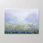 Whispers in Lavender Canvas Print – green botanical canvas wall art print by Aspire Prints