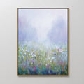 Lavender Hush at First Light – green botanical canvas wall art print by Aspire Prints