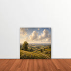 Rolling Countryside Canvas Art - Square – Stretched Canvas Only in room setting