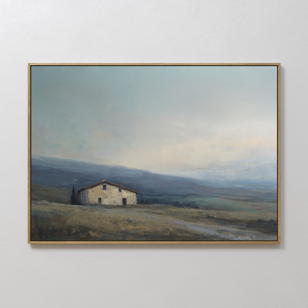 Whispers of the Hollow Canvas Print – blue vintage canvas wall art print by Aspire Prints