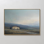 Whispers of the Hollow Canvas Print – blue vintage canvas wall art print by Aspire Prints