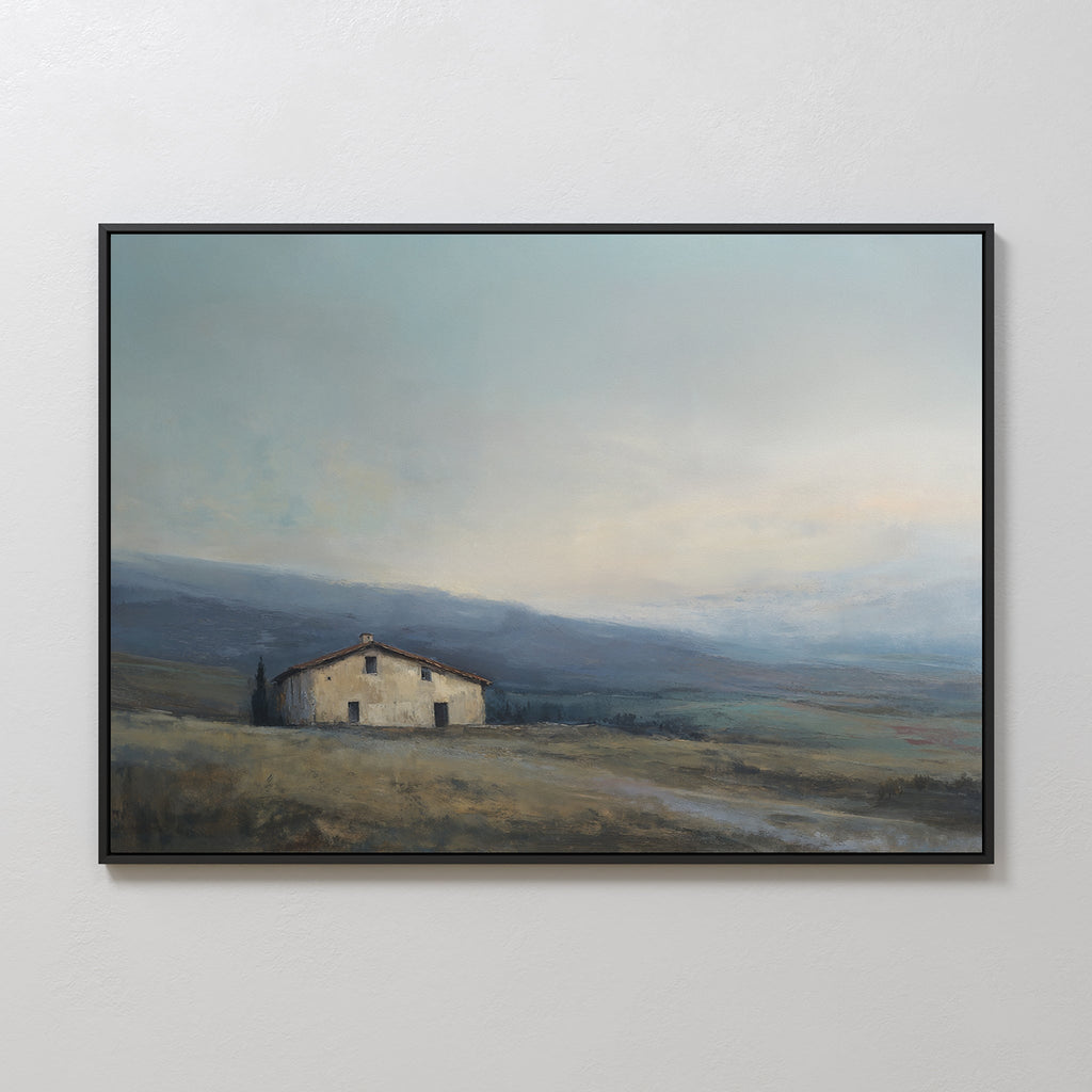 Whispers of the Hollow Canvas Print – blue vintage canvas wall art print by Aspire Prints