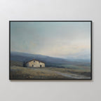 Whispers of the Hollow Canvas Print – blue vintage canvas wall art print by Aspire Prints