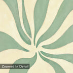 Whispering Petals in Sage – green botanical canvas wall art print by Aspire Prints