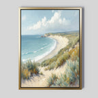 Whispers of the Dunes Canvas Print – blue vintage canvas wall art print by Aspire Prints