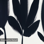 Whispering Silhouettes – neutral-toned botanical canvas wall art print by Aspire Prints
