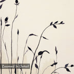 Whispers in the Wildgrass – neutral-toned botanical canvas wall art print by Aspire Prints