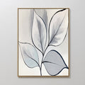 Whispering Silverwood – neutral-toned botanical canvas wall art print by Aspire Prints