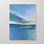 Whispers on Still Water Canvas Print – blue vintage canvas wall art print by Aspire Prints