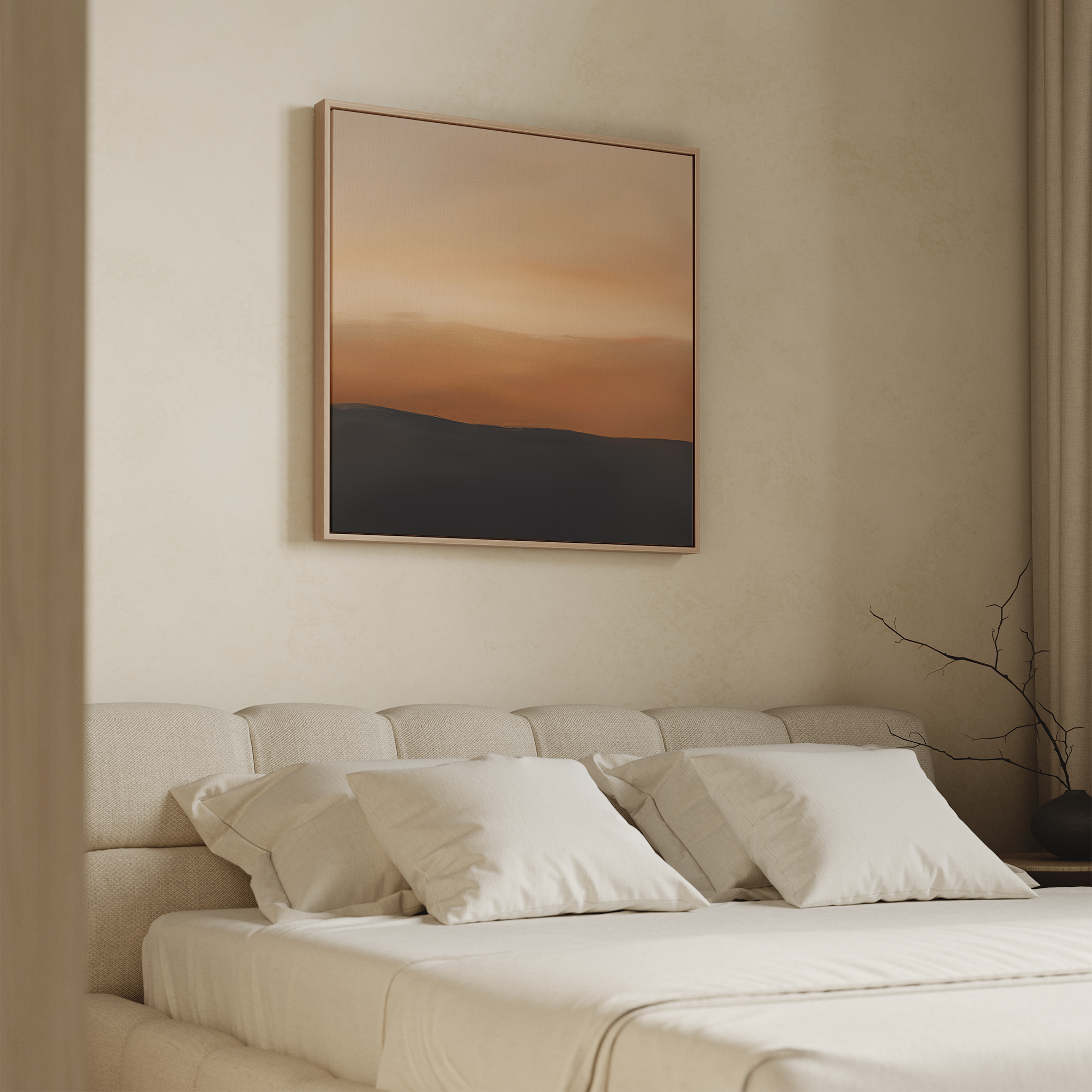 Whispers of the Dunes – earthy brown desert canvas wall art print by Aspire Prints