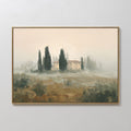 Whispers of Tuscany Canvas Print – green vintage canvas wall art print by Aspire Prints