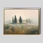 Whispers of Tuscany Canvas Print – green vintage canvas wall art print by Aspire Prints