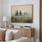 Whispers of Tuscany Canvas Print – green vintage canvas wall art print by Aspire Prints