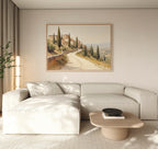 Whispers of Tuscany – green vintage canvas wall art print by Aspire Prints