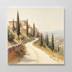 Whispers of Tuscany Canvas Print – green vintage canvas wall art print by Aspire Prints