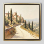 Whispers of Tuscany Canvas Print – green vintage canvas wall art print by Aspire Prints